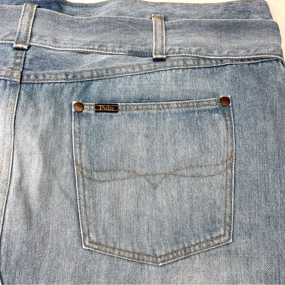Polo Ralph Lauren Denim Belted Mini Skirt - Picture 9 of 11